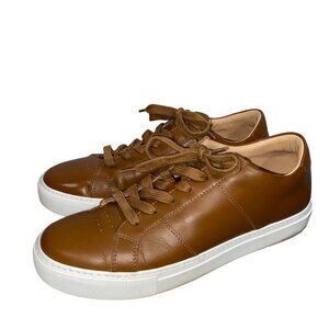 The Greats Royal Lace-Up Sneakers With White Rubber Sole Casual Style Men Size 9